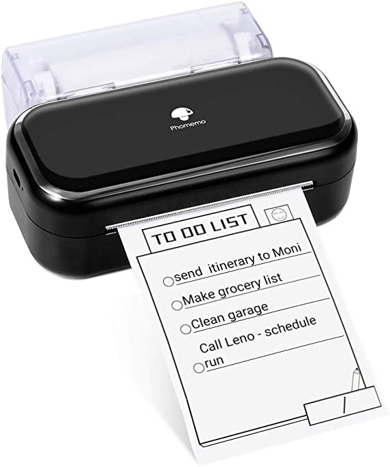 Phomemo M03 Notes Printer- Portable Printer Photo Printer 2021 Upgrade M02 Series Printer Compatible 2 Inch and 3 Inch Width Thermal Paper Bluetooth Wireless Portable Mobile Printer Thermal Printer