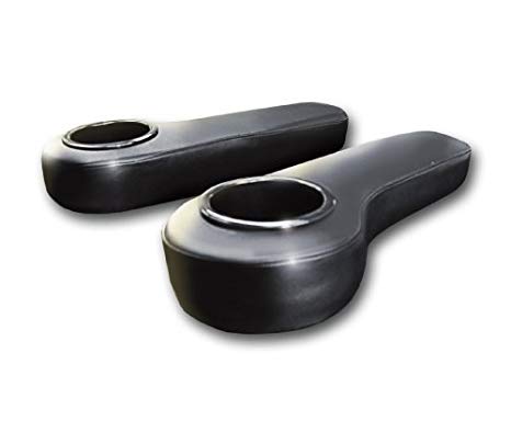 Madjax Black Arm Rests with Cup Holder Rear Seat Kit (Universal for All Golf Carts)