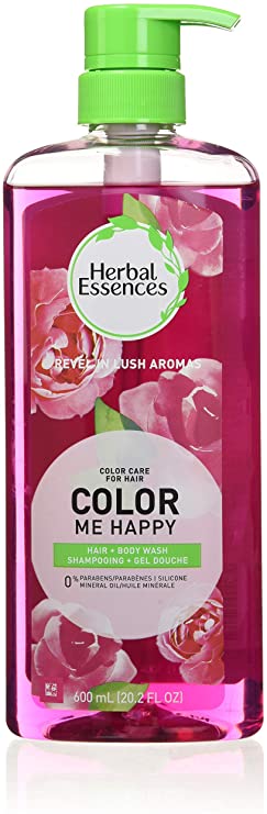 Herbal Essences Color Me Happy Shampoo Body Wash Shampoo for Coloured Hair 600 Ml