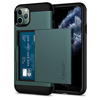 Spigen Slim Armor CS Designed for Apple iPhone 11 Pro Max Case (2019) - Midnight Green