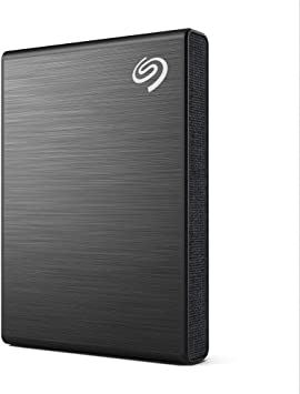 Seagate One Touch 1TB USB-C External Portable SSD with Rescue Data Recovery Services, Black