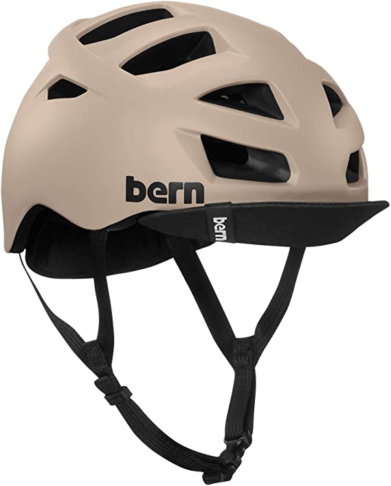 Bern - Allston Helmet, Matte Sand w/Flip Visor, Small