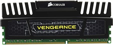 Corsair Vengeance 16GB (2 x 8 GB) DDR3 1600 MHz (PC3 12800) Desktop Memory (CMZ16GX3M2A1600C10)