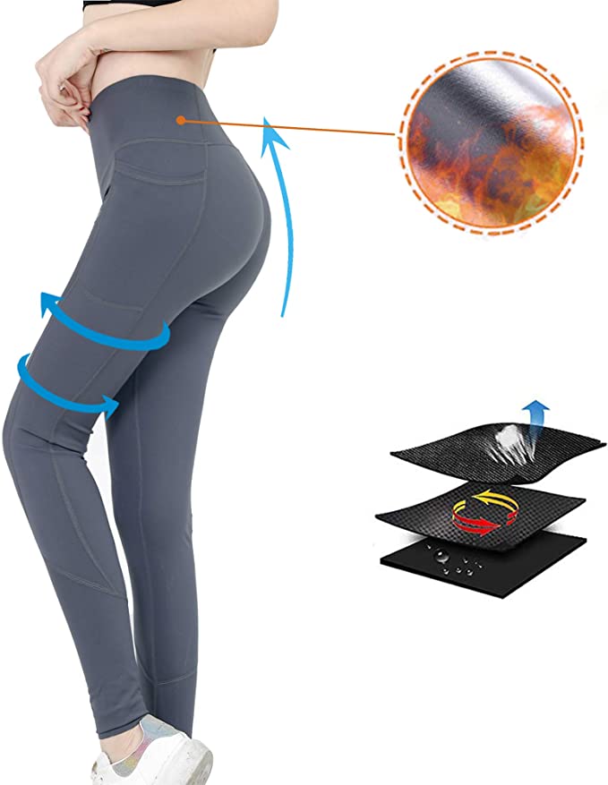 Moonssy Women Sauna Pants Slimming Sports Wear Weight Loss Neoprene Fat Burning Shaper Leggings