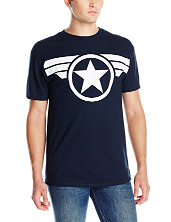 Marvel Men's Captain America Star T-shirt