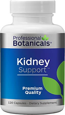 Professional Botanicals Kidney Support - Vegan Kidney Cleanse Supplement All Natural Herbal Detox and Support for Urinary Tract, Bladder and Kidneys - 120 Vegetarian Capsules