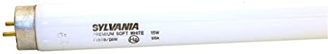 Sylvania 21656 - F15T8/DSW/RP Straight T8 Fluorescent Tube Light Bulb