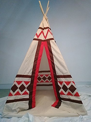 Dream House Portable Indoor Indian Playhouse Toy Teepee for Kids Folding Child Tent