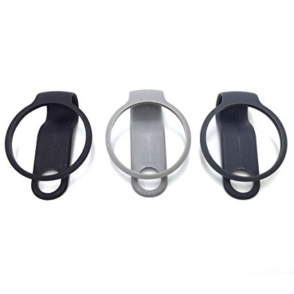 3pcs Black & Slate & Grey Clip-Clasp For Smart Misfit Flash Fitness Tracker Bracelet (No Tracker)