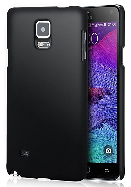 Galaxy Note 4 Case - Noot Basics Ultra Slim Fit Smooth Black [Perfect Fit] Hard Cover Case for Galaxy Note IV SM-910 - Black - Eco Friendly Packaging