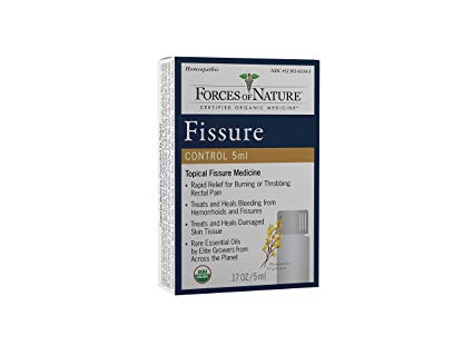 Forces of Nature | Fissure Control | Certified Organic | FDA-Registered | Pharmaceutical Strength | 5ml (Pack of 1)