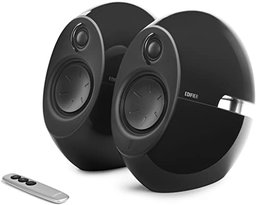 Edifier USA e25HD Luna Eclipse HD 2.0 Bluetooth Speakers with Digital Optical Input (Black)