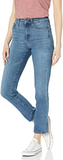 Amazon Brand - Goodthreads Women's High-Rise Slim Straight Jean