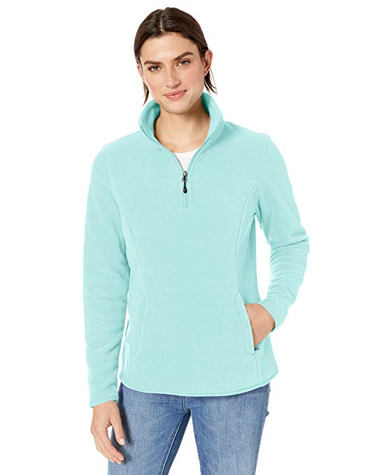 Amazon Essentials Women's Quarter-Zip Polar Fleece Pullover Jacket