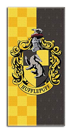 Northwest Harry Potter House Crests Beach Towel 30" x 60"- Hufflepuff