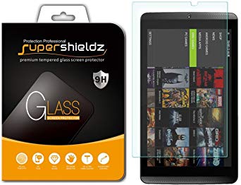 (2 Pack) Supershieldz for Nvidia Shield Tablet and Nvidia Shield Tablet K1 Screen Protector, (Tempered Glass) Anti Scratch, Bubble Free