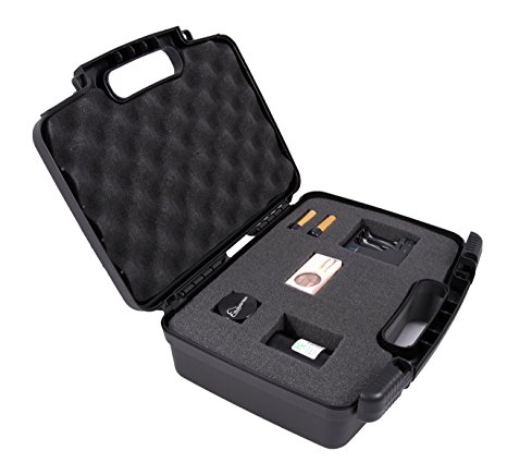 Discreet Hard Carry Case Box - Fits Magic Flight Launch Box , Finishing Grinder , Trays , Battery , Stem , Charger , Adapter and More