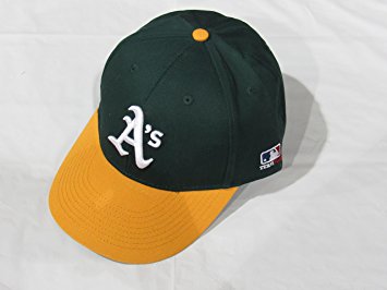 Oakland Athletics/A's (Home - Green/Yellow) ADULT Adjustable Hat MLB Officially Licensed Major League Baseball Replica Ball Cap