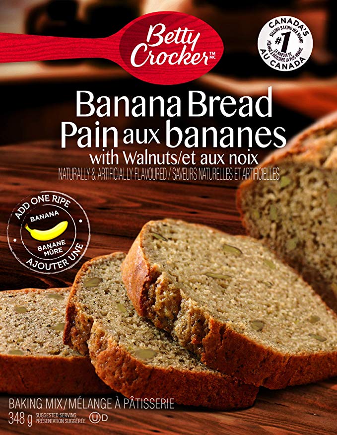 BETTY CROCKER Banana Bread Mix, 348-Gram