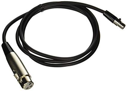 Shure WA310 4-Feet Microphone Adapter Cable, 4-Pin Mini Connector (TA4F) to XLR(F) Connector