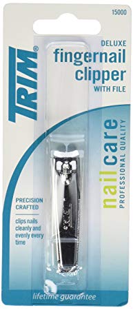Trim Deluxe Fingernail Clippers with File (Packaging may vary)