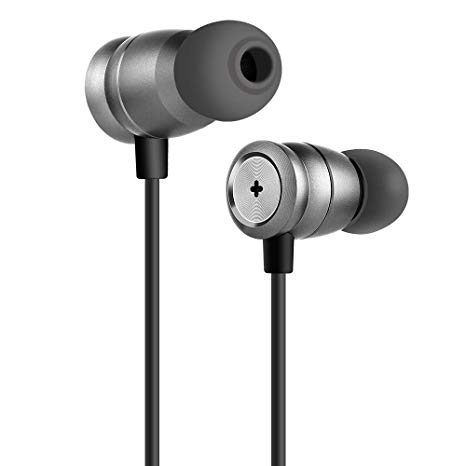Triple Driver in-Ear Earphones, Prymax Earbuds with Microphone Noise Cancelling Earbuds with High Fidelity, Bass Sound, in-line Remote, Compatible with PC, Tablet, iPhone,Samsung, Smartphones