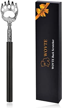 WOVTE Bear Claw Black Telescopic Back Scratcher