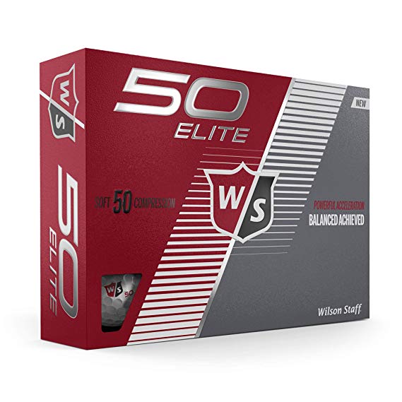 Wilson Staff Fifty Elite Golf Balls (One Dozen)