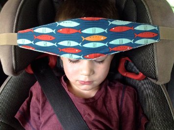 SlumberSling - Number 1. Crash Tested Toddler Car Seat Head Support - Go Fish