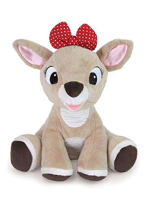 Kids Preferred Rudolph the Red-Nosed Reindeer, Clarice Stuffed Animal, 8"