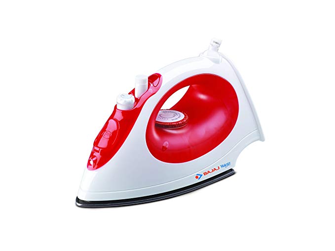 Bajaj Majesty MX15 1200-Watt Steam Iron (Red/White)