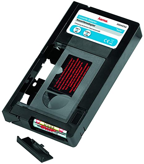 Hama 44704 Cassette adapter VHS-C/VHS, 6 mm, motorized