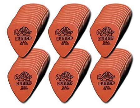 Dunlop Tortex Standard .50mm Red Guitar Pick - 12 Pack 72 Pack .60mm Orange Guitar Pick