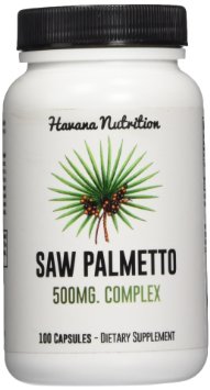 NON GMO Saw Palmetto Berries Complex for Hair Loss, Acne and Prostate Support