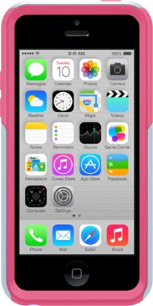 OtterBox Commuter Series Case for iPhone 5c - Retail Packaging - Pink/Gray