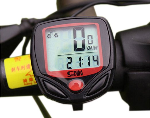 Onedayshop SD-548B Waterproof 14 Functions LCD Cycling Bike Bicycle Wired Cycle Computer Cyclocomputer Odometer Speedometer