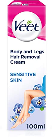 Veet Hair Removal Cream for Sensitive Skin, 100ml