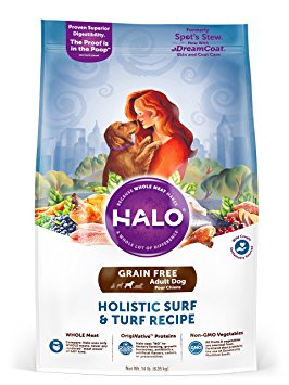 Halo Spot's Stew Grain-Free Surf N' Turf Food for Dogs