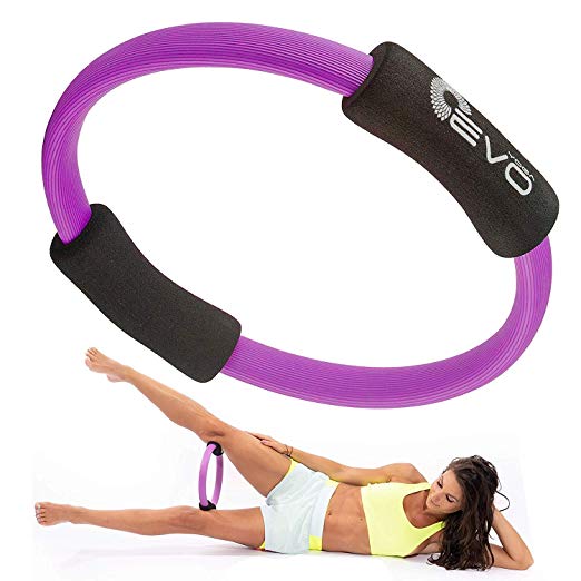 Yoga EVO Pilates Ring Magic Circle Inner Thigh 12” - Thigh Master for Inner Thighs Pilates Circle - Resistance Ring