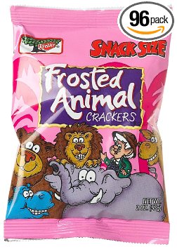 Keebler Frosted Animal Cookie, 2-Ounce Packages (Pack of 96)