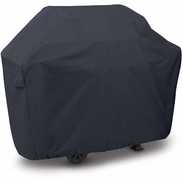 Classic Accessories Patio Grill Cover - Tough BBQ Cover with Water Resistant Fabric, X-Large, 70 Inch L, Black