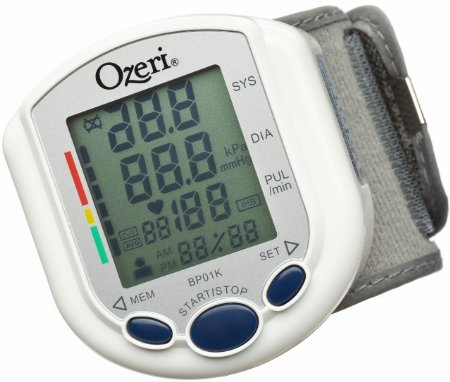 Ozeri BP01K CardioTech Pro Series Digital Blood Pressure Monitor with Heart Health and Hypertension Indicator
