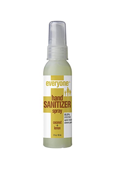 Everyone Hand Sanitizer Spray, Coconut and Lemon, 6 Count