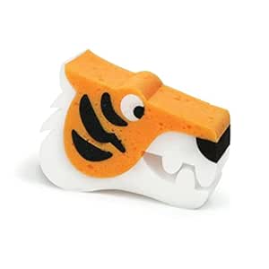 Genuine Fred Bath Biters, Children's Bath Sponge, Tiger