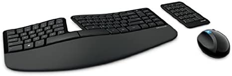 Microsoft Sculpt Ergonomic Wireless USB AZERTY Keyboard Black