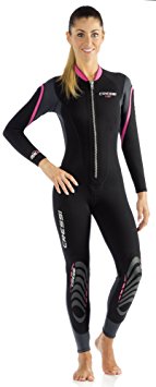 Cressi Bahia 2.5mm Women's Front Zip Premium Neoprene Full Wetsuit