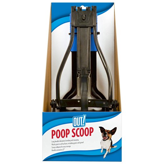 OUT! PetCare One Handed Poop Scoop