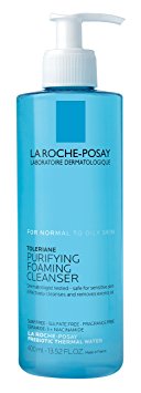 La Roche-Posay Toleriane Purifying Foaming Face Wash Cleanser for Normal to Oily Sensitive Skin, 13.5 fl. oz.