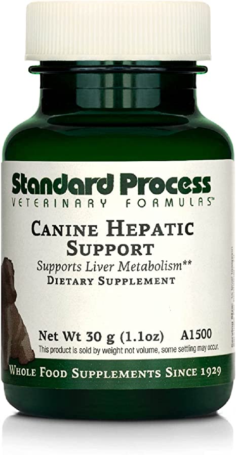 Standard Process - Canine Hepatic Support - Liver Metabolism Support for Dogs - 30 Grams