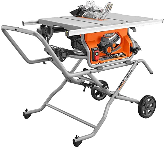 RIDGID 10 in. Pro Jobsite Table Saw with Stand R4514